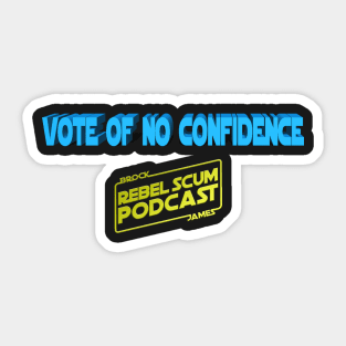 Vote of No Confidence Sticker